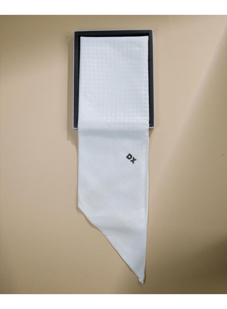 شماغ دي اكس DX ابيض رجالي - Image 2